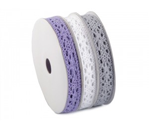 5m Häkelspitze Borte Baumwollspitze Farbvarianten 1